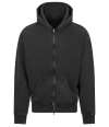 JH185 AWDis Vintage Washed Zoodie Washed Black colour image